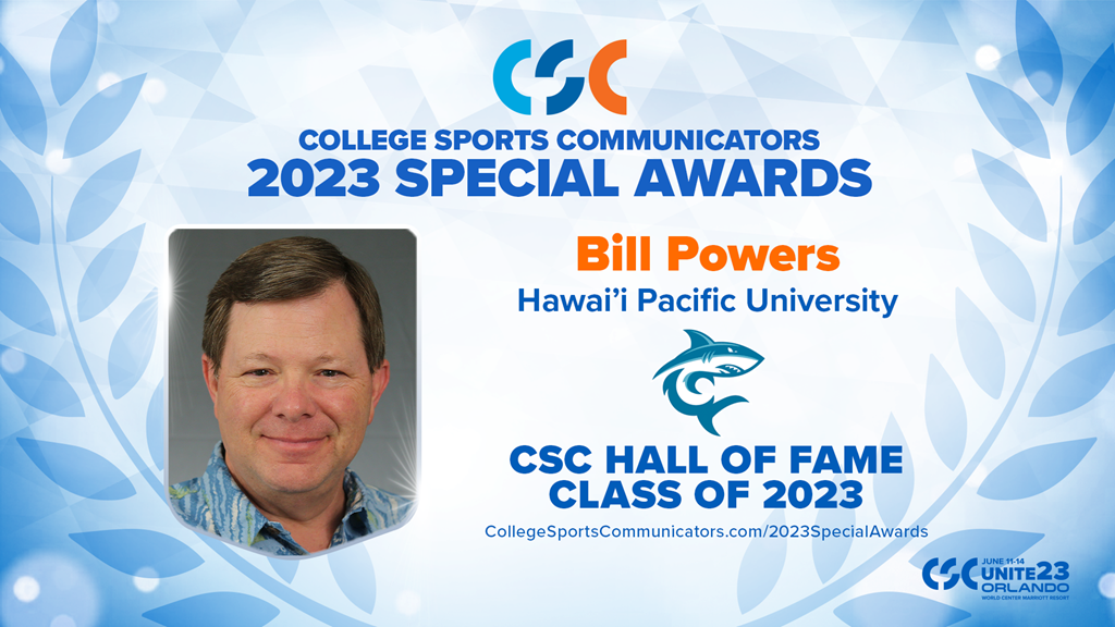 2023 Special Awards Salute: Bill Powers (Hawai'i Pacific), CSC Hall of Fame